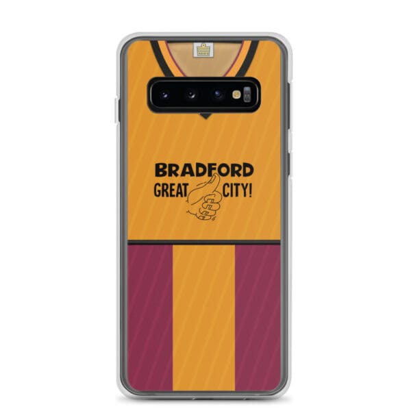 Bradford City 1987-88 Home Shirt Clear Case for Samsung® - Image 2