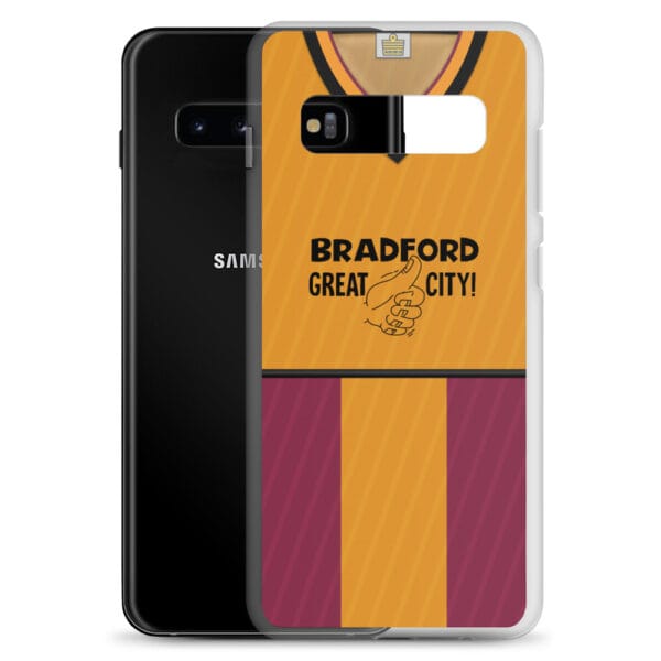 Bradford City 1987-88 Home Shirt Clear Case for Samsung® - Image 5