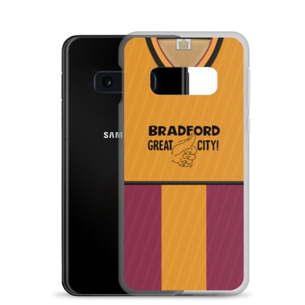 Bradford City 1987-88 Home Shirt Clear Case for Samsung® - Image 7