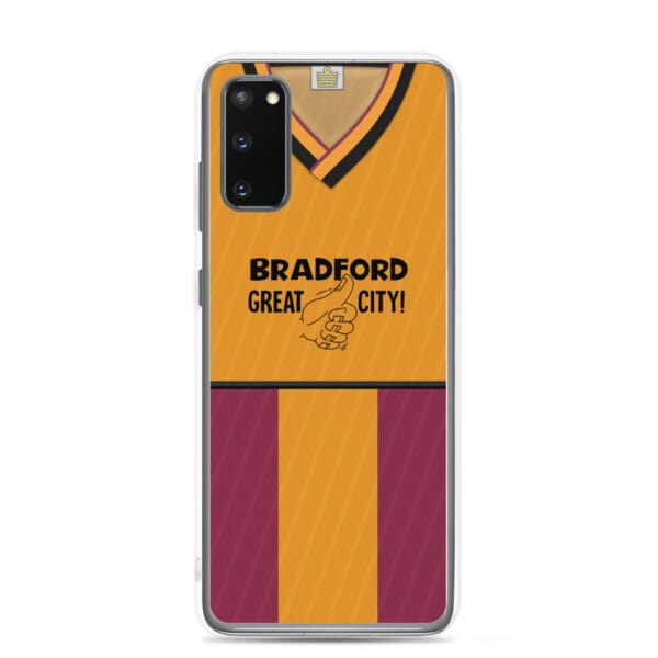 Bradford City 1987-88 Home Shirt Clear Case for Samsung® - Image 12