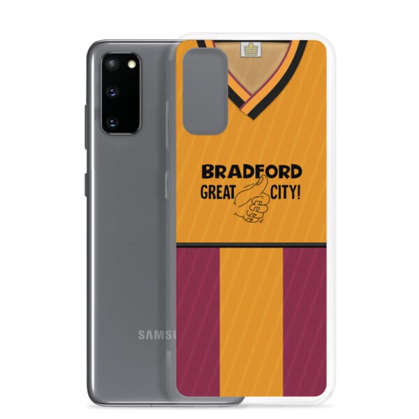 Bradford City 1987-88 Home Shirt Clear Case for Samsung® - Image 13