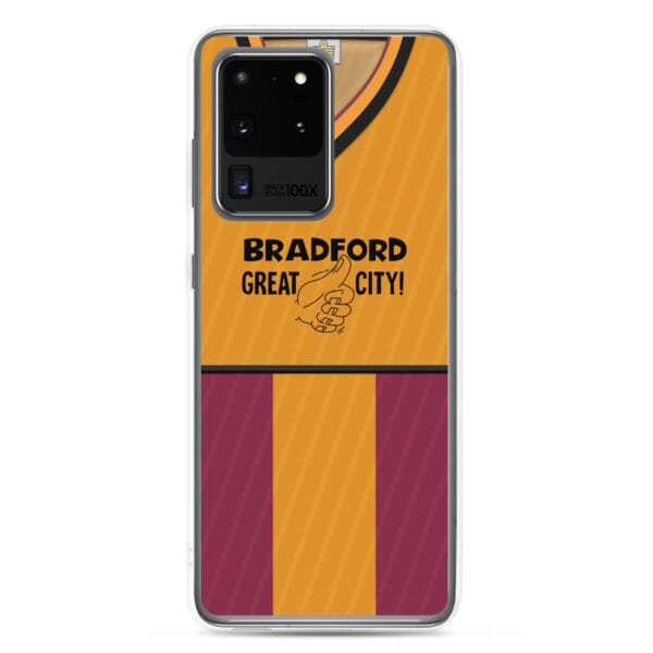 Bradford City 1987-88 Home Shirt Clear Case for Samsung® - Image 10