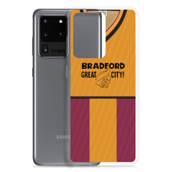 Bradford City 1987-88 Home Shirt Clear Case for Samsung® - Image 11