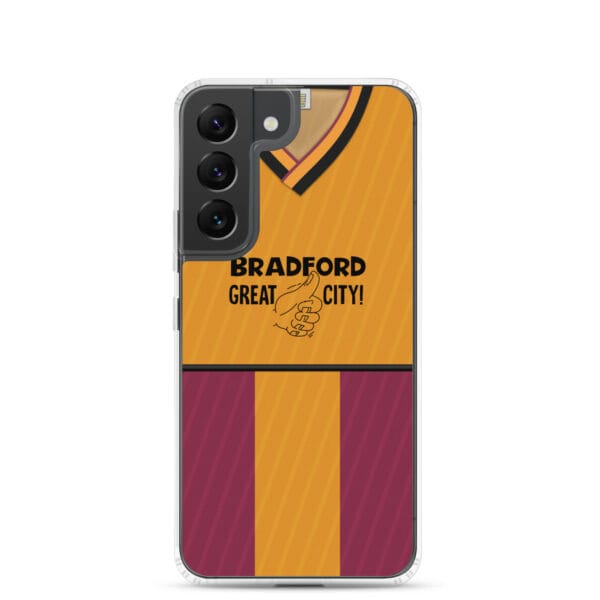 Bradford City 1987-88 Home Shirt Clear Case for Samsung®