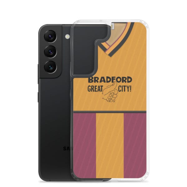 Bradford City 1987-88 Home Shirt Clear Case for Samsung® - Image 24