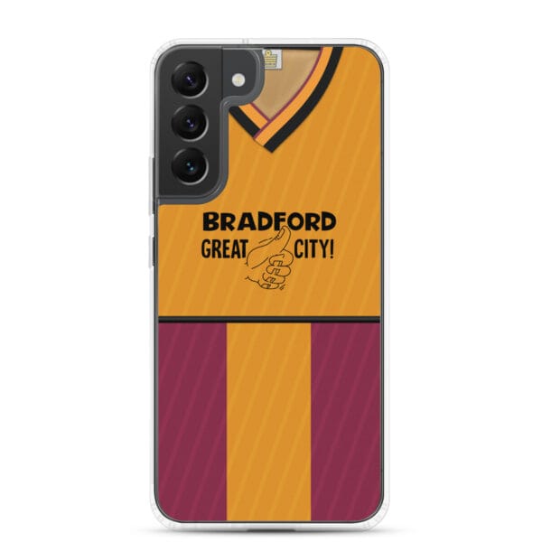 Bradford City 1987-88 Home Shirt Clear Case for Samsung® - Image 20