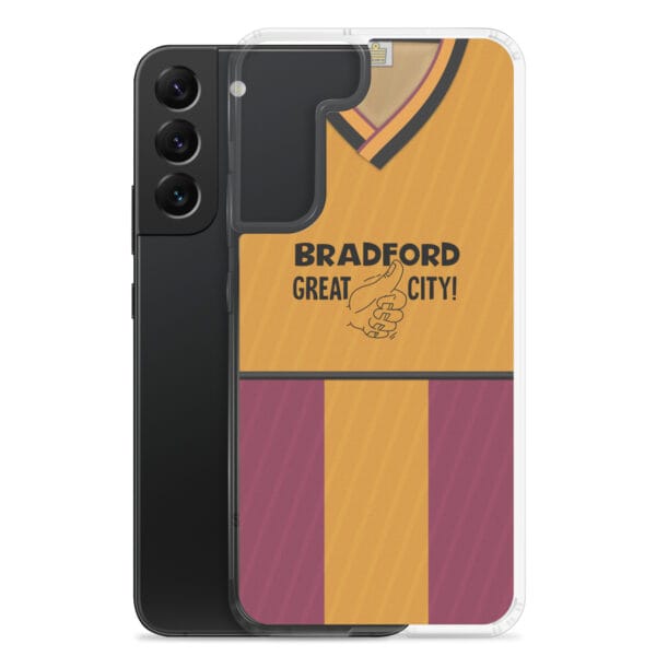 Bradford City 1987-88 Home Shirt Clear Case for Samsung® - Image 21