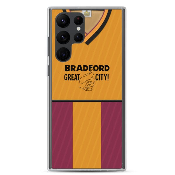 Bradford City 1987-88 Home Shirt Clear Case for Samsung® - Image 22