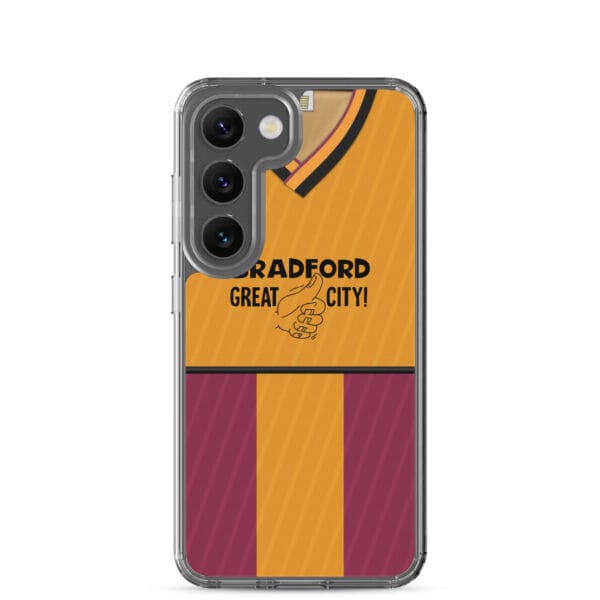 Bradford City 1987-88 Home Shirt Clear Case for Samsung® - Image 29