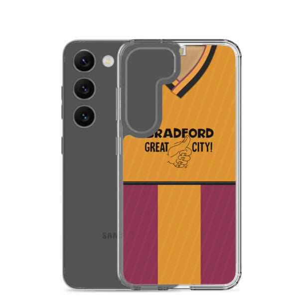 Bradford City 1987-88 Home Shirt Clear Case for Samsung® - Image 30