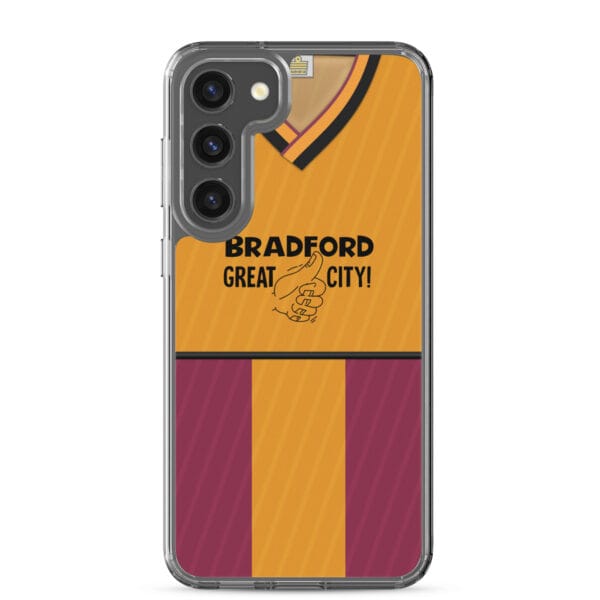 Bradford City 1987-88 Home Shirt Clear Case for Samsung® - Image 25