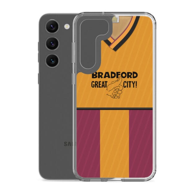 Bradford City 1987-88 Home Shirt Clear Case for Samsung® - Image 26