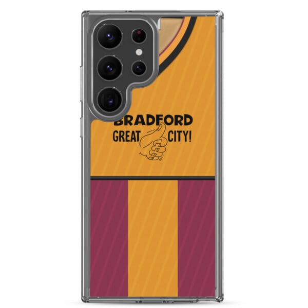 Bradford City 1987-88 Home Shirt Clear Case for Samsung® - Image 27
