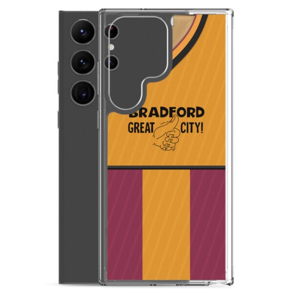 Bradford City 1987-88 Home Shirt Clear Case for Samsung® - Image 28