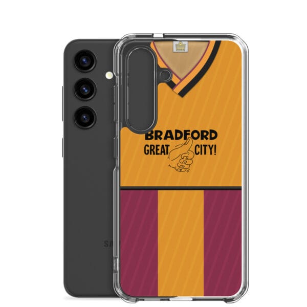 Bradford City 1987-88 Home Shirt Clear Case for Samsung® - Image 36