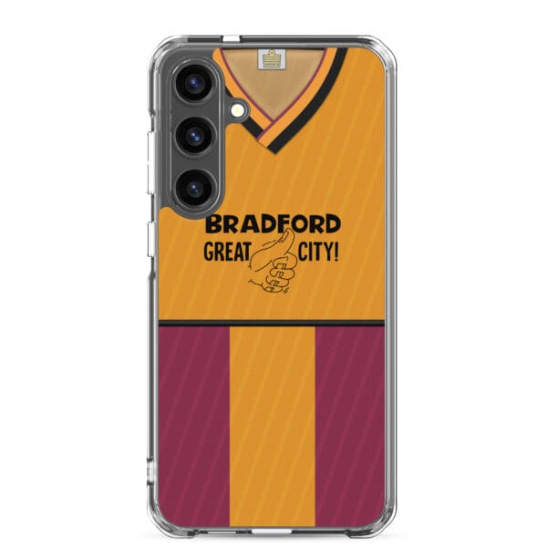 Bradford City 1987-88 Home Shirt Clear Case for Samsung® - Image 31