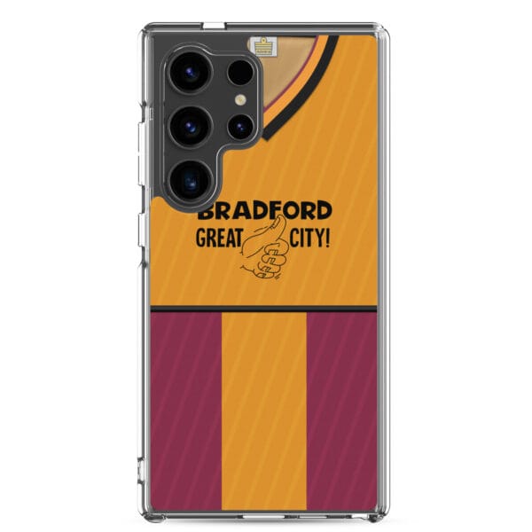 Bradford City 1987-88 Home Shirt Clear Case for Samsung® - Image 33