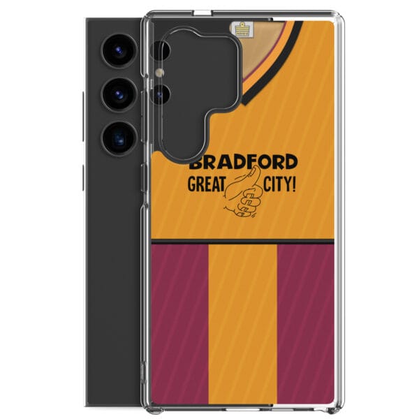 Bradford City 1987-88 Home Shirt Clear Case for Samsung® - Image 34