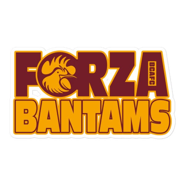 Forza Bantams Bubble-free stickers