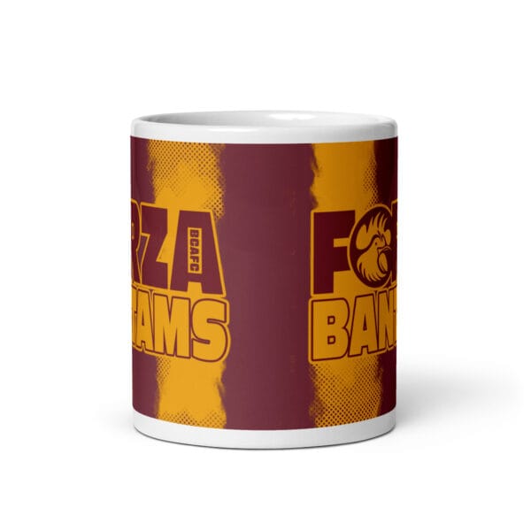 Forza Bantams 2024/25 White Glossy Mug - Image 4