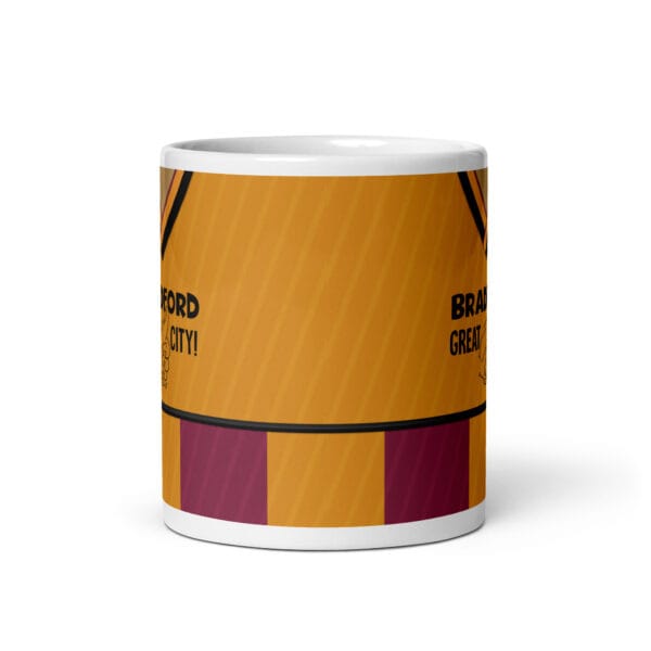 Bradford City 1987-88 Home Shirt Mug - Image 7