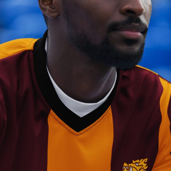 Bradford City Retro Mythbreakers Recycled Sports Jersey - Image 2