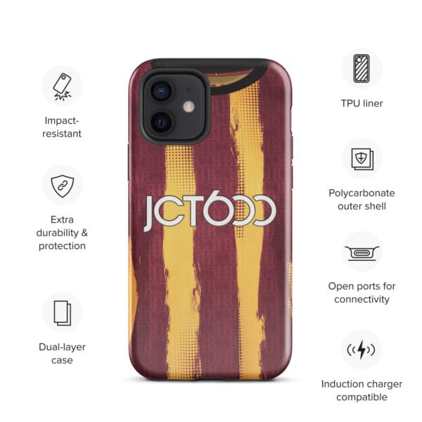 Bradford City 2024-25 Home Shirt Tough Case for iPhone® - Image 6