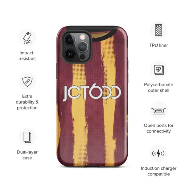 Bradford City 2024-25 Home Shirt Tough Case for iPhone® - Image 7
