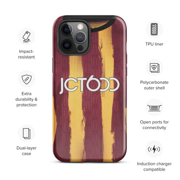 Bradford City 2024-25 Home Shirt Tough Case for iPhone® - Image 8