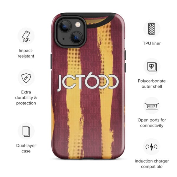 Bradford City 2024-25 Home Shirt Tough Case for iPhone® - Image 14